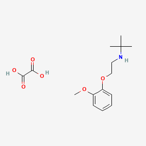 molecular formula C15H23NO6 B5186354 N-[2-(2-methoxyphenoxy)ethyl]-2-methyl-2-propanamine oxalate 