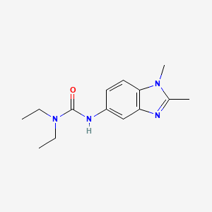 N'-(1,2-dimethyl-1H-benzimidazol-5-yl)-N,N-diethylurea