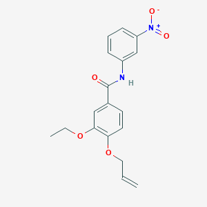 molecular formula C18H18N2O5 B5186488 4-(allyloxy)-3-ethoxy-N-(3-nitrophenyl)benzamide 