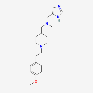 molecular formula C20H30N4O B5186678 (1H-imidazol-4-ylmethyl)({1-[2-(4-methoxyphenyl)ethyl]-4-piperidinyl}methyl)methylamine 