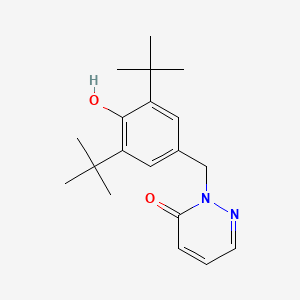 molecular formula C19H26N2O2 B5186694 2-(3,5-di-tert-butyl-4-hydroxybenzyl)-3(2H)-pyridazinone 