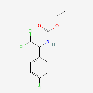molecular formula C11H12Cl3NO2 B5186705 ethyl [2,2-dichloro-1-(4-chlorophenyl)ethyl]carbamate 