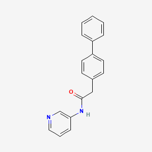 molecular formula C19H16N2O B5186712 2-(4-biphenylyl)-N-3-pyridinylacetamide CAS No. 51484-41-4