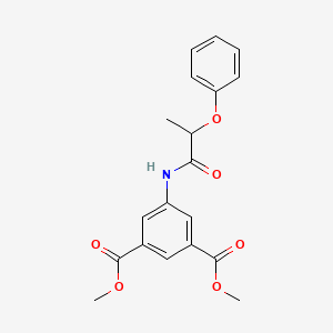 dimethyl 5-[(2-phenoxypropanoyl)amino]isophthalate