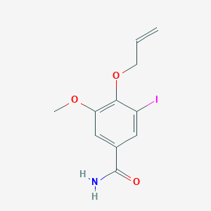 4-(allyloxy)-3-iodo-5-methoxybenzamide