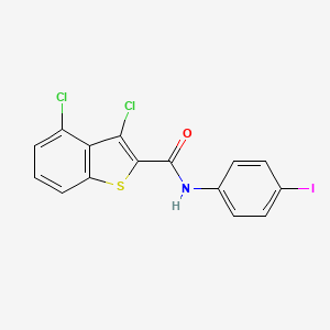 molecular formula C15H8Cl2INOS B5186982 3,4-dichloro-N-(4-iodophenyl)-1-benzothiophene-2-carboxamide 