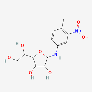molecular formula C13H18N2O7 B5187261 N-(4-methyl-3-nitrophenyl)-beta-L-idofuranosylamine 