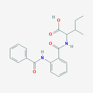molecular formula C20H22N2O4 B5187307 N-[2-(benzoylamino)benzoyl]isoleucine 