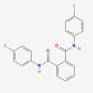 molecular formula C20H14I2N2O2 B5187333 N,N'-bis(4-iodophenyl)phthalamide 