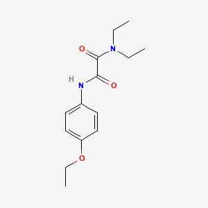 molecular formula C14H20N2O3 B5187387 N'-(4-ethoxyphenyl)-N,N-diethylethanediamide 
