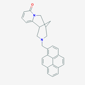 molecular formula C28H24N2O B5187403 11-(1-pyrenylmethyl)-7,11-diazatricyclo[7.3.1.0~2,7~]trideca-2,4-dien-6-one 