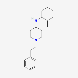 molecular formula C20H32N2 B5187538 N-(2-methylcyclohexyl)-1-(2-phenylethyl)-4-piperidinamine 