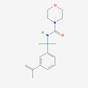 molecular formula C17H24N2O2 B5187666 N-[1-(3-isopropenylphenyl)-1-methylethyl]-4-morpholinecarboxamide 