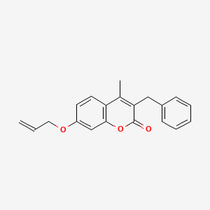 molecular formula C20H18O3 B5187696 7-(allyloxy)-3-benzyl-4-methyl-2H-chromen-2-one 