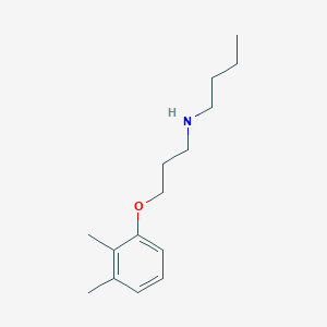 molecular formula C15H25NO B5187780 N-[3-(2,3-dimethylphenoxy)propyl]-1-butanamine 