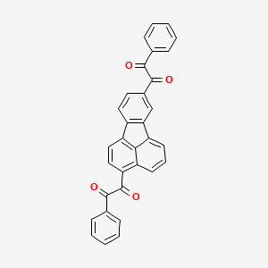 molecular formula C32H18O4 B5187934 1,1'-(3,8-fluoranthenediyl)bis(2-phenyl-1,2-ethanedione) 