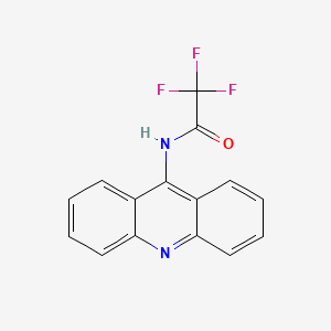 molecular formula C15H9F3N2O B5187954 N-9-acridinyl-2,2,2-trifluoroacetamide 