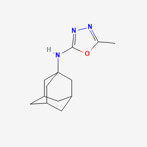 molecular formula C13H19N3O B5187979 N-1-adamantyl-5-methyl-1,3,4-oxadiazol-2-amine 