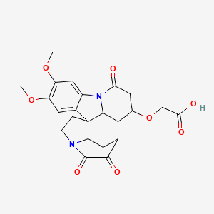molecular formula C23H24N2O8 B5188066 [(4,5-dimethoxy-9,14,15-trioxo-8,16-diazahexacyclo[11.5.2.1~1,8~.0~2,7~.0~12,21~.0~16,19~]henicosa-2,4,6-trien-11-yl)oxy]acetic acid 