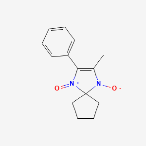 molecular formula C14H16N2O2 B5188205 2-methyl-3-phenyl-1,4-diazaspiro[4.4]nona-1,3-diene 1,4-dioxide 