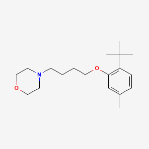 molecular formula C19H31NO2 B5188218 4-[4-(2-tert-butyl-5-methylphenoxy)butyl]morpholine 