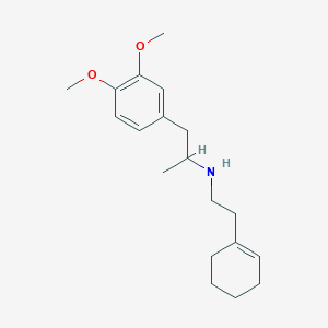 molecular formula C19H29NO2 B5188296 N-[2-(1-cyclohexen-1-yl)ethyl]-1-(3,4-dimethoxyphenyl)-2-propanamine 
