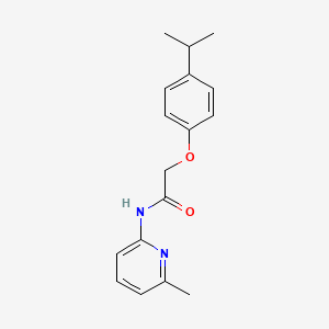 molecular formula C17H20N2O2 B5188387 2-(4-isopropylphenoxy)-N-(6-methyl-2-pyridinyl)acetamide 