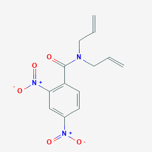 molecular formula C13H13N3O5 B5188450 N,N-diallyl-2,4-dinitrobenzamide 