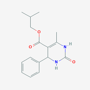 molecular formula C16H20N2O3 B5188457 isobutyl 6-methyl-2-oxo-4-phenyl-1,2,3,4-tetrahydro-5-pyrimidinecarboxylate 