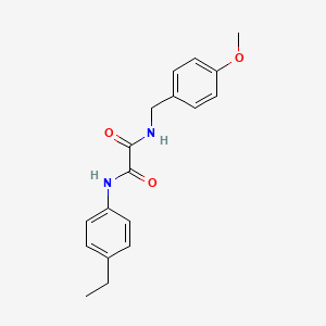 molecular formula C18H20N2O3 B5188594 N-(4-ethylphenyl)-N'-(4-methoxybenzyl)ethanediamide 