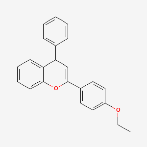 molecular formula C23H20O2 B5188603 2-(4-ethoxyphenyl)-4-phenyl-4H-chromene 