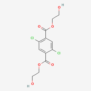 molecular formula C12H12Cl2O6 B5188635 bis(2-hydroxyethyl) 2,5-dichloroterephthalate 