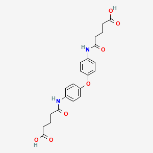 5,5'-[oxybis(4,1-phenyleneimino)]bis(5-oxopentanoic acid)