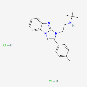 tert-butyl{2-[2-(4-methylphenyl)-1H-imidazo[1,2-a]benzimidazol-1-yl]ethyl}amine dihydrochloride