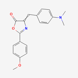 4-[4-(dimethylamino)benzylidene]-2-(4-methoxyphenyl)-1,3-oxazol-5(4H)-one