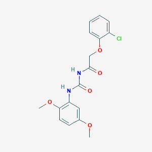 2-(2-chlorophenoxy)-N-[(2,5-dimethoxyphenyl)carbamoyl]acetamide