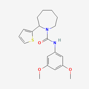 N-(3,5-Dimethoxyphenyl)-2-(thiophen-2-YL)azepane-1-carboxamide