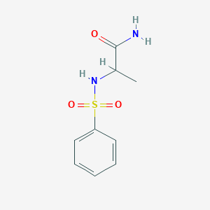 2-(Benzenesulfonamido)propanamide