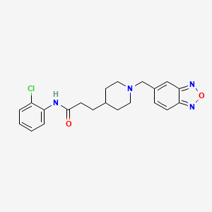 3-[1-(2,1,3-benzoxadiazol-5-ylmethyl)-4-piperidinyl]-N-(2-chlorophenyl)propanamide