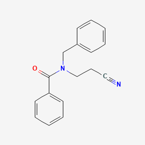 N-benzyl-N-(2-cyanoethyl)benzamide