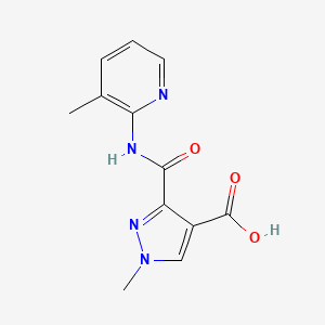 1-METHYL-3-{[(3-METHYL-2-PYRIDYL)AMINO]CARBONYL}-1H-PYRAZOLE-4-CARBOXYLIC ACID