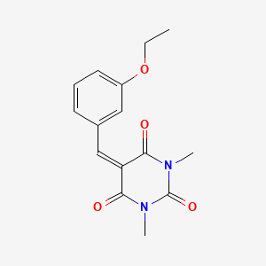 5-(3-ethoxybenzylidene)-1,3-dimethyl-2,4,6(1H,3H,5H)-pyrimidinetrione