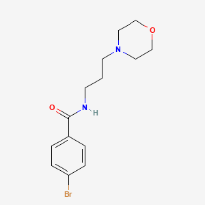 4-bromo-N-[3-(morpholin-4-yl)propyl]benzamide