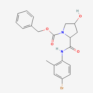 Benzyl 2-[(4-bromo-2-methylphenyl)carbamoyl]-4-hydroxypyrrolidine-1-carboxylate