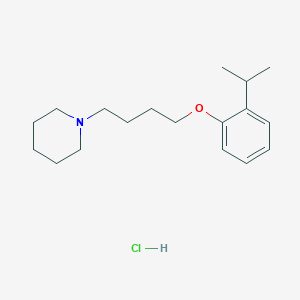 1-[4-(2-Propan-2-ylphenoxy)butyl]piperidine;hydrochloride