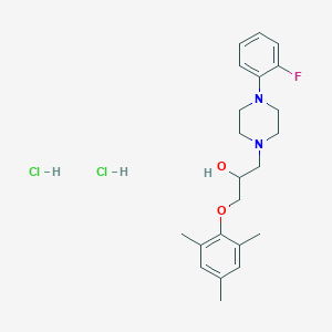 1-[4-(2-fluorophenyl)-1-piperazinyl]-3-(mesityloxy)-2-propanol dihydrochloride