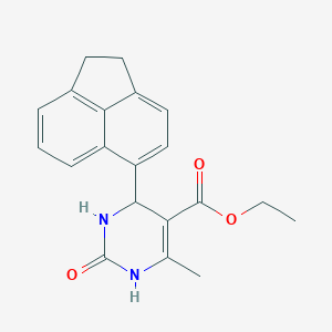 molecular formula C20H20N2O3 B5190250 ethyl 4-(1,2-dihydroacenaphthylen-5-yl)-6-methyl-2-oxo-3,4-dihydro-1H-pyrimidine-5-carboxylate 