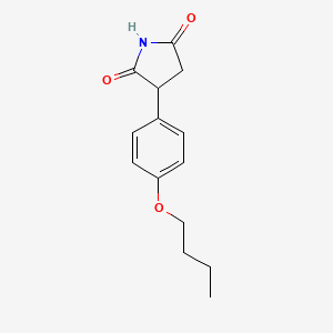 3-(4-butoxyphenyl)-2,5-pyrrolidinedione