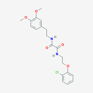 N-[2-(2-chlorophenoxy)ethyl]-N'-[2-(3,4-dimethoxyphenyl)ethyl]ethanediamide