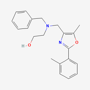 2-(benzyl{[5-methyl-2-(2-methylphenyl)-1,3-oxazol-4-yl]methyl}amino)ethanol